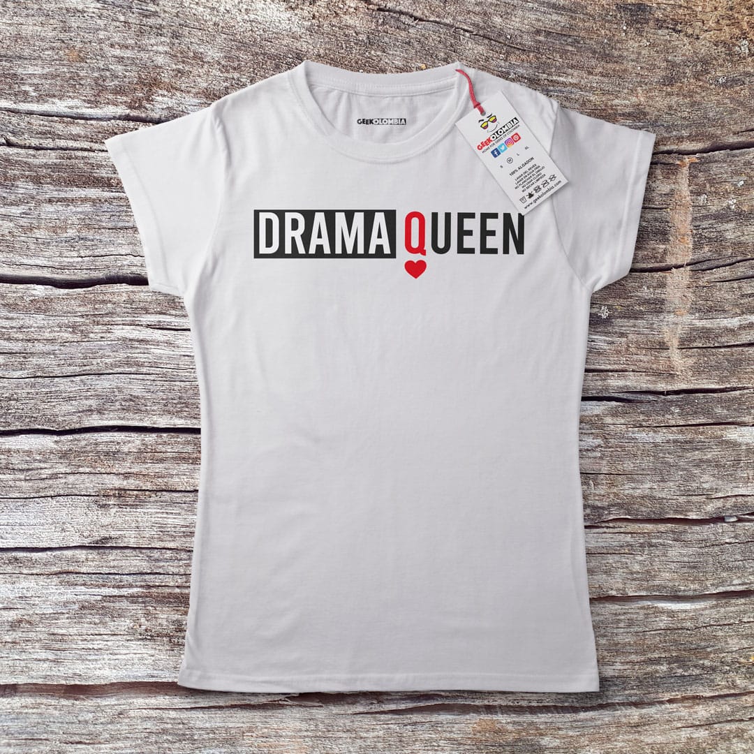 célula proyector Dormido Drama Queen Camiseta Mujer - GeeKolombia.com